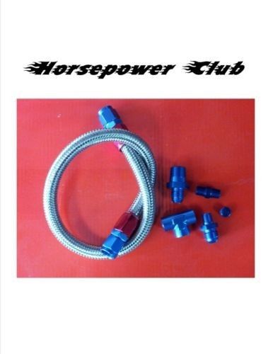 Honda acura ls vtec oil supply line conversion kit b18ab18b b20 h22a &#034;assembled&#034;