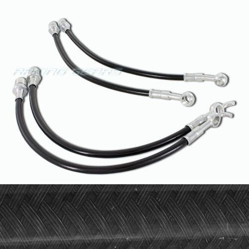 For 01-05 lexus is300 altezza x10 black front rear stainless steel brake lines