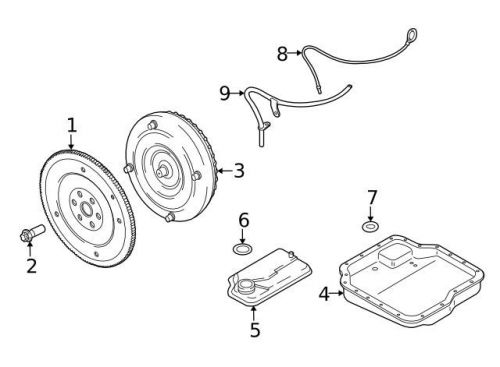 Genuine 2010-2013 ford transit connect converter 8s4z-7902-a