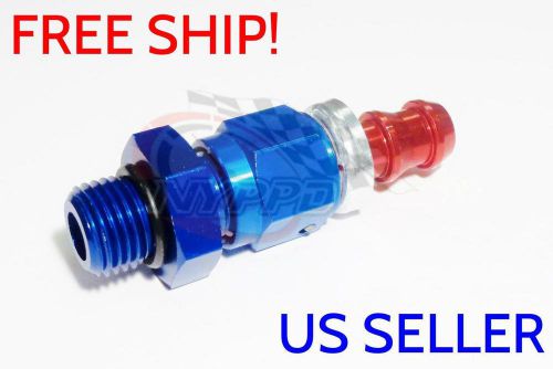 Nyppd swivel push-on oil fuel/gas hose end fitting an6 straight w/ 6-6 an o ring