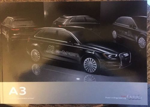 2016 audi a3 sportback e-tron brochure