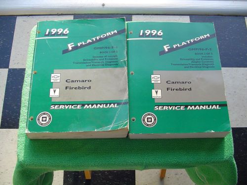 1996 chevrolet camaro pontiac firebirdfactory service shop repair manual set