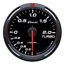 Defi racer gauge 60mm turbo meter df11506 white