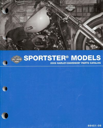 2009 harley-davidson sportster models parts catalog manual -xl883-1200-sportster