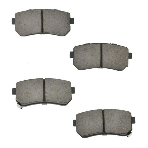 Rear ceramic disc brake pads set fits elantra touring wagon tucson sportage