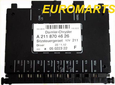 Genuine mercedes-benz c-class w203 s203 scs seat memory controller module