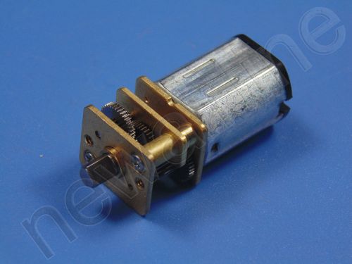 Dc3v 6v 12v n20 mini speed reduction gear motor metal gearbox wheel short shaft