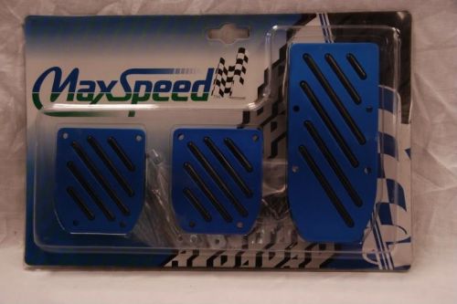 Maxspeed universal pedal cover 06-ms04bl manual 3pc/set