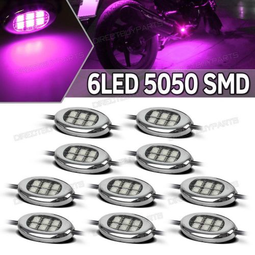 60led motorcycle car boat neon light switch kit pink for harley davidson 12v