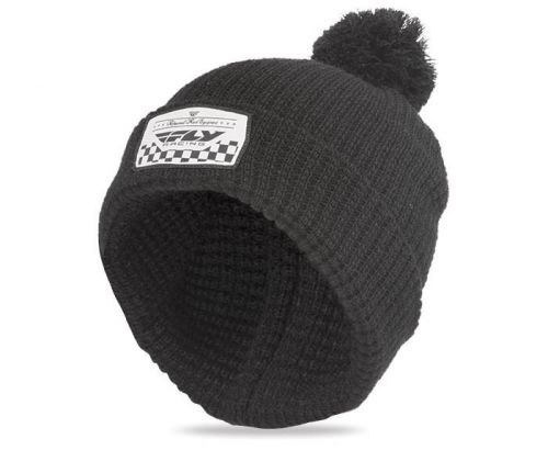 Fly racing drift mens beanie hat black