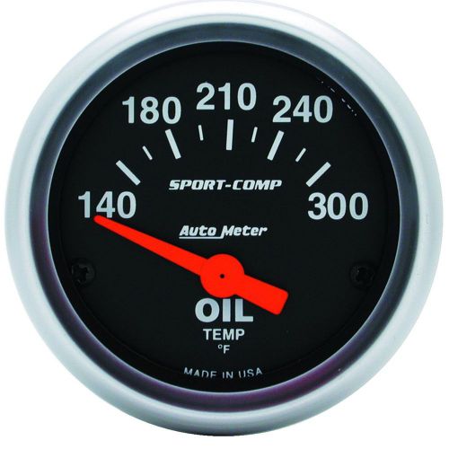 Auto meter 3348 sport-comp; electric oil temperature gauge