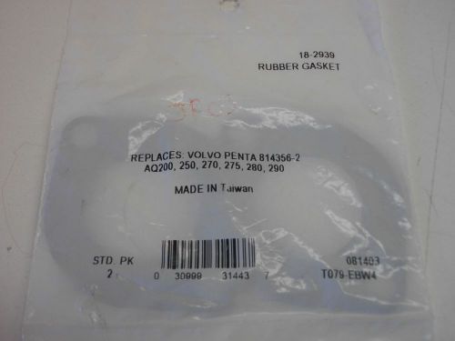 Sierra rubber gasket 18-2939 volvo penta aq 2050 270 275 280 290 814356