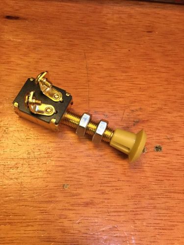 Wood boat brass dash switch marine lionel train rat rod switch steel mount nuts