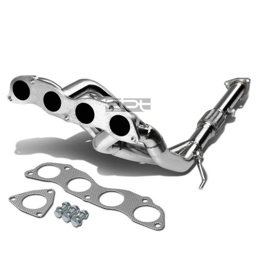 Civic si fg2/fa5 k20 stainless 1.75&#034;inlet flex exhaust pipe tri-y 1 piece header