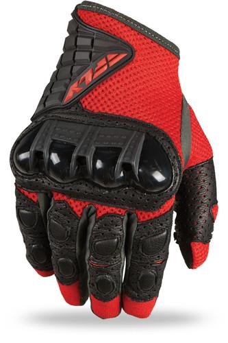 Fly racing coolpro force motorcycle gloves - red/black - adult sm (small)