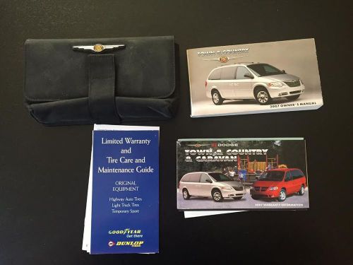 2007 chrysler town and country owners manual