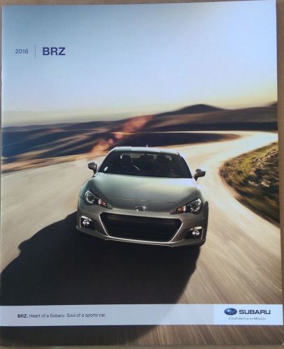 2016 16 subaru brz sales brochure book - brand new  rare one sweet