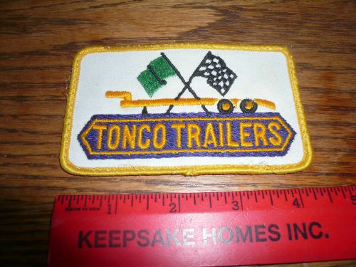 Tonco trailers patch - vintage