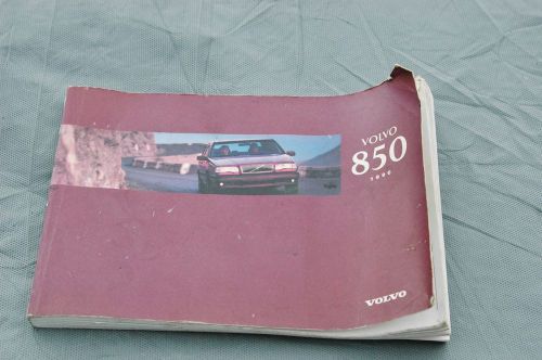 1996 volvo 850 series  owners manual  oem