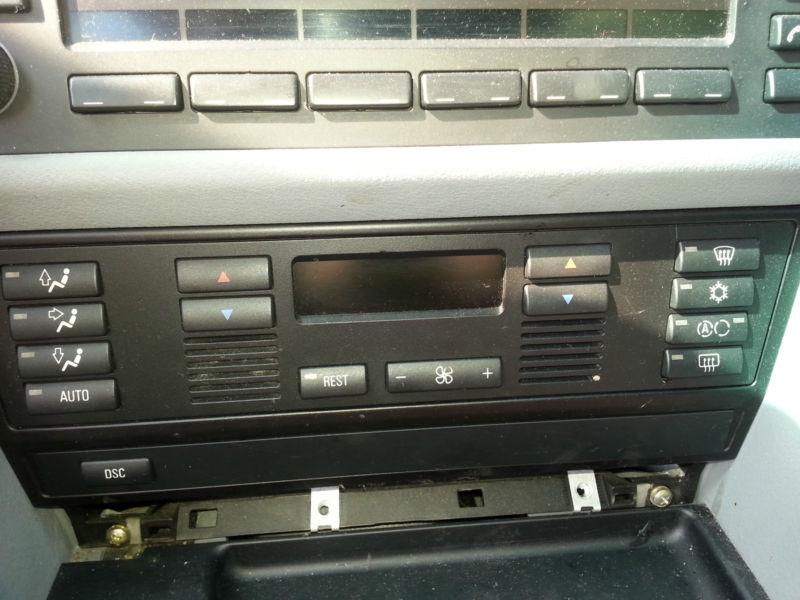 Climate control unit panel assy 1999 2000 bmw 528i e39 oem# 64116901628