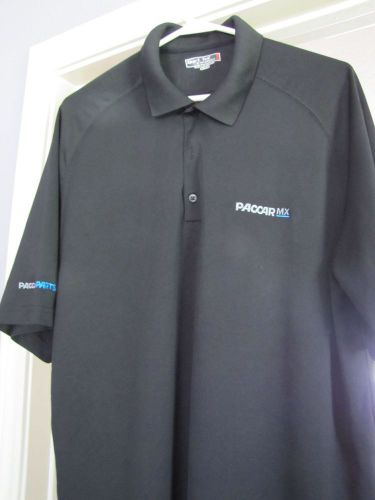 Paccar mx engine polo shirt black
