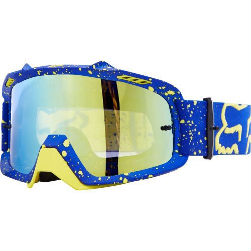 Fox racing airspc air space 2016 cam sinclair goggles blue/gold spark lens