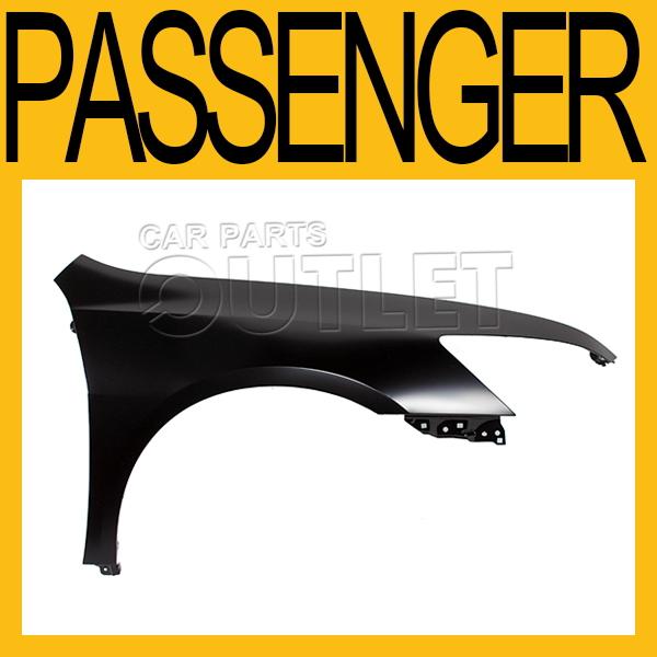 03-07 honda accord sedan passenger side fender lx ex v6