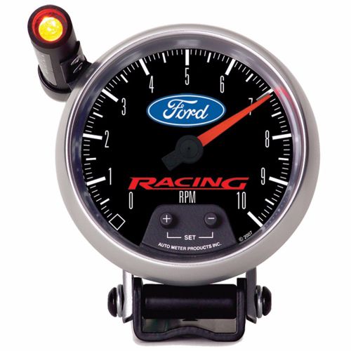 Ford racing autometer 880083 3 3/8&#034; 86mm shift light tach m-17360-b