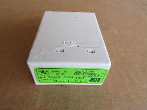 98 bmw z3 m roadster e36 ews anti-theft control unit module 61358380369 #1000