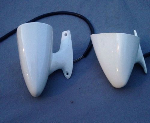 Oem vintage 1970s ford mercury bullet sport mirror set nos original paint fomoco