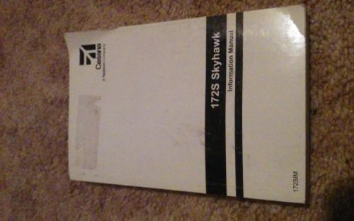 Cessna 172s skyhawk pilot operating handbook information manual