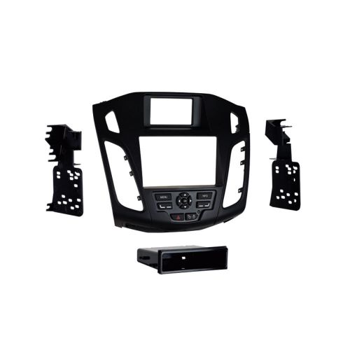 2din 1din radio bezel frame mounting kit for ford focus from 2012 matte black