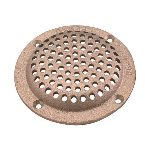 Perko 0086006plb 6&#034; round bronze strainer