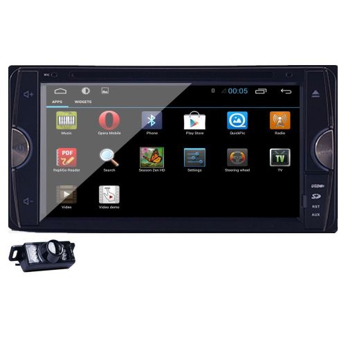 7&#034; android 4.4 car dvd radio audio player gps navi wifi+camera for toyota series