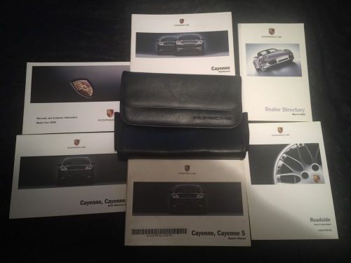 2005 05 06 cayenne cayenne s porsche owners manual book set case guide