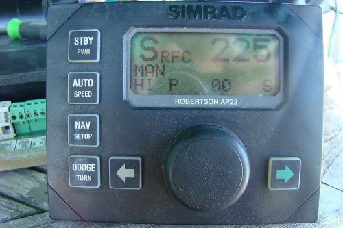 Simrad robertson ap22 autopilot auto pilot clean