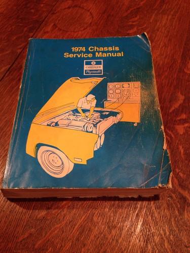 1974 imperial chrysler and plymouth chassis & body service (2) manuals vintage