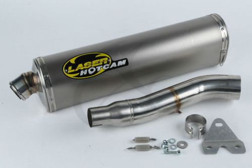 Laser hotcam ds slip-on muffler exhuast for suzuki gsxr 1000 2003 2004 titanium