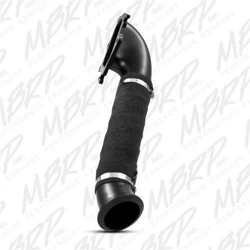 Mbrp gm8425 - 3&#034; turbo down pipe for 01-04 chevy/gmc 6.6l duramax - black