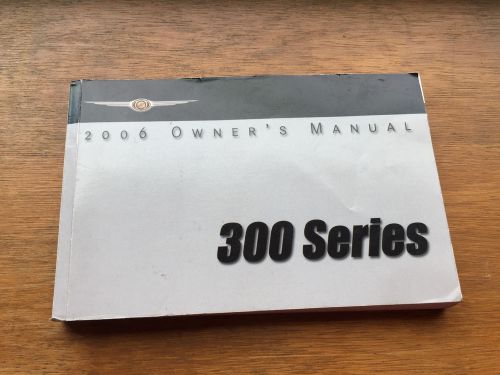 06 2006 chrysler 300 owners manual