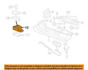 Chrysler oem console-shifter 5273248al