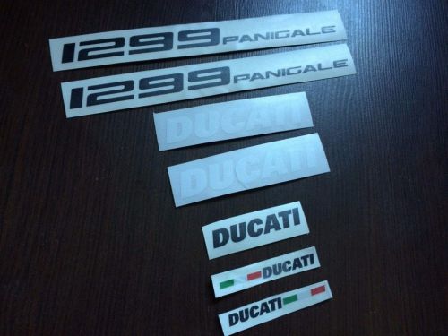 Ducati 1299 panigale full decals stickers graphics logo set kit black for 916hyp