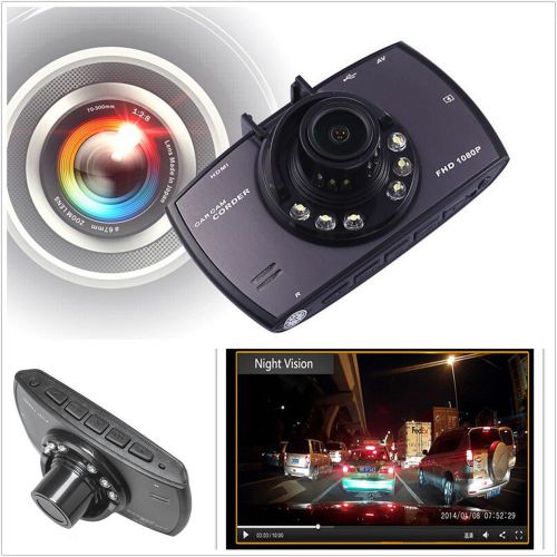 Hd1080p car dvr camera video recorder with night vision &amp;g-sensor 170°wide angle