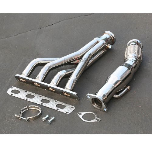 Ss/red-line 2.0 stainless steel header+downpipe exhaust 05-07 chevy cobalt/ion