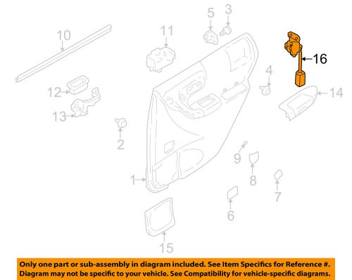 Subaru oem 98-02 forester door-window switch 83081fc060