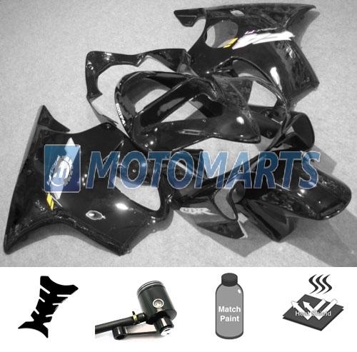 Bundle inj fairing kit w/ brake fluid reservoir for honda cbr600 f4i 01 02 03 ad