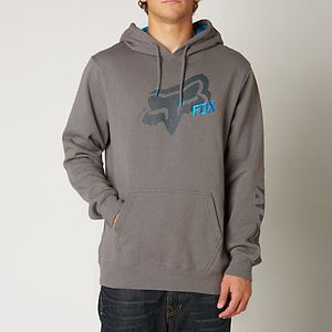 Fox racing hauler mens pull over hoody graphite/gray 2xl