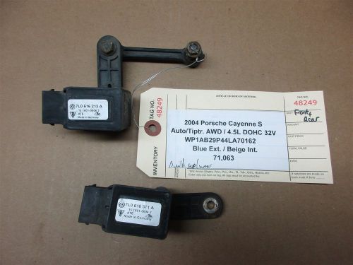 04 cayenne s awd porsche 955 front rear 2 control arm leveling sensors 71,063