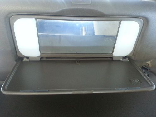 Pair of infiniti q45 sun visors left and right side lighted with brackets