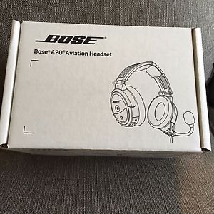 Bose a20 headset with bluetooth dual plugs used once